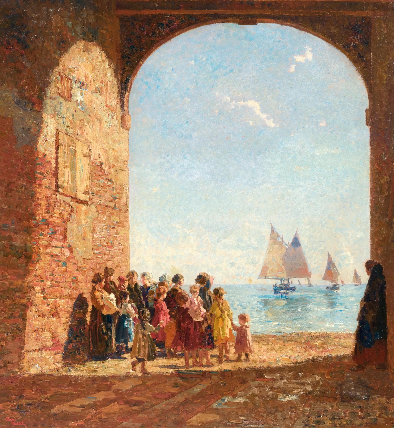 L'arrivo dei pescatori